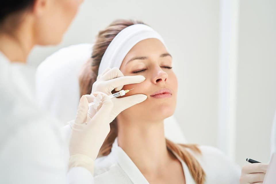 A woman receiving a Belotero Revive treatment in Bangkok